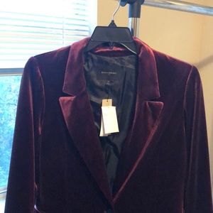 Soft velvet blazer